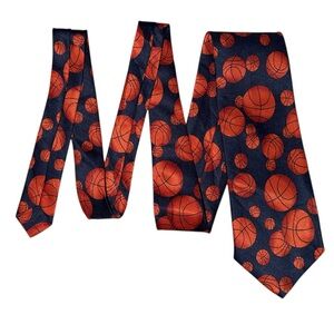 Vintage 1997 Basketball Tie – Designs by A. Rogers for Silk House